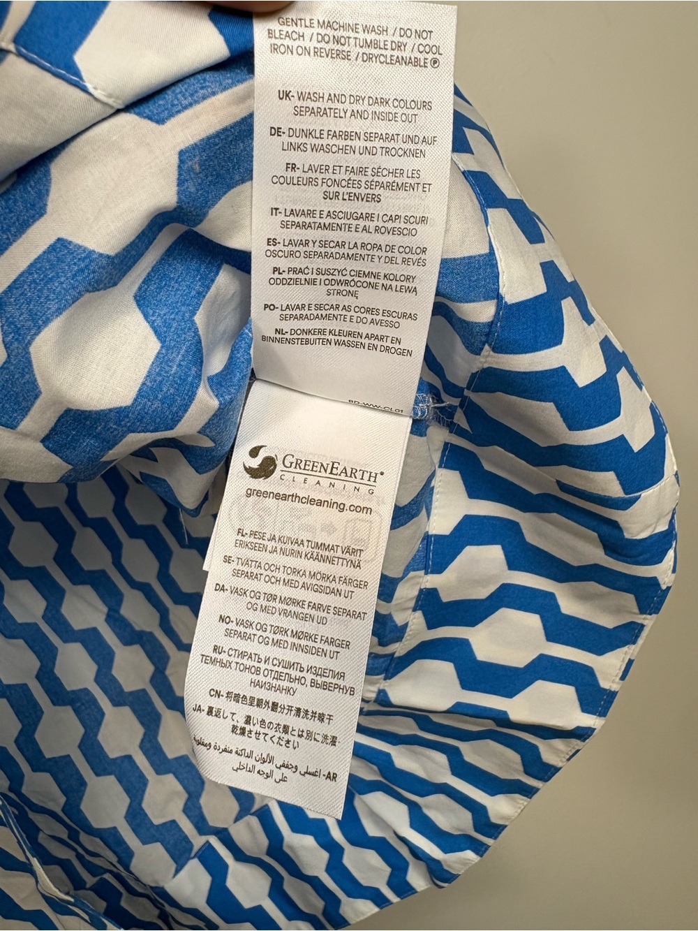 NWT Boden Collarless Midi Shirt Dress Sz 16-18L - Picture 9 of 11
